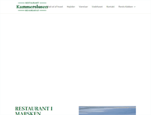 Tablet Screenshot of kammerslusen.dk